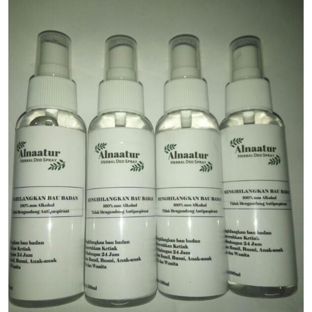 Deodoran Alnaatur (Per 8 Pcs) Spray Tawas 100Ml Paket Reseller Isi 8 Pcs Cod Standar Bpom Pria Wanit