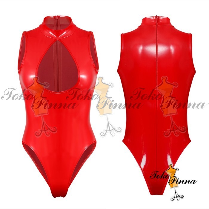 KOMPLIT Lingerie Leotard Turtleneck Silky Elastis Bodysuit