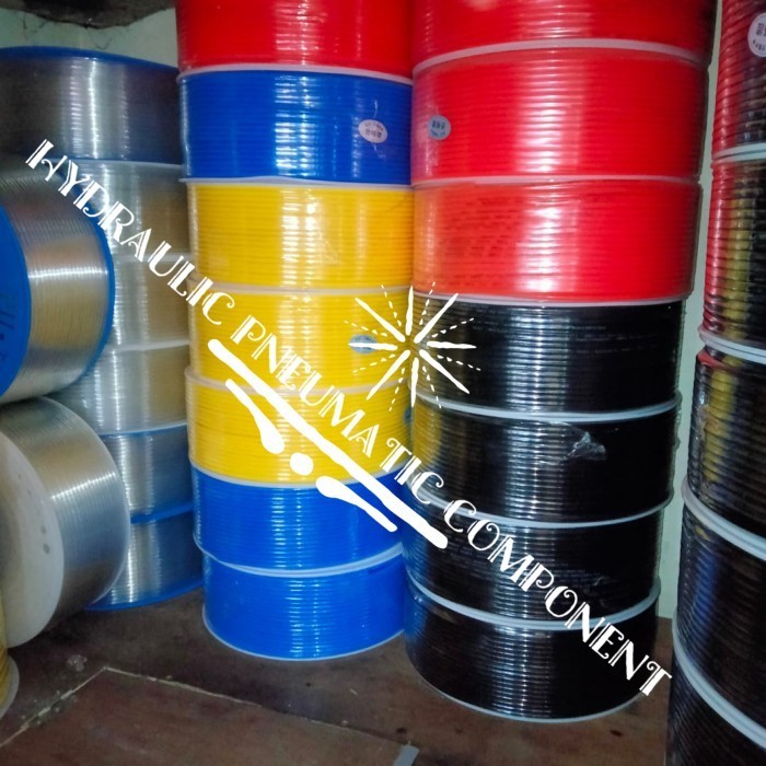 selang PU 8mm 1 roll warna kuning / yellow