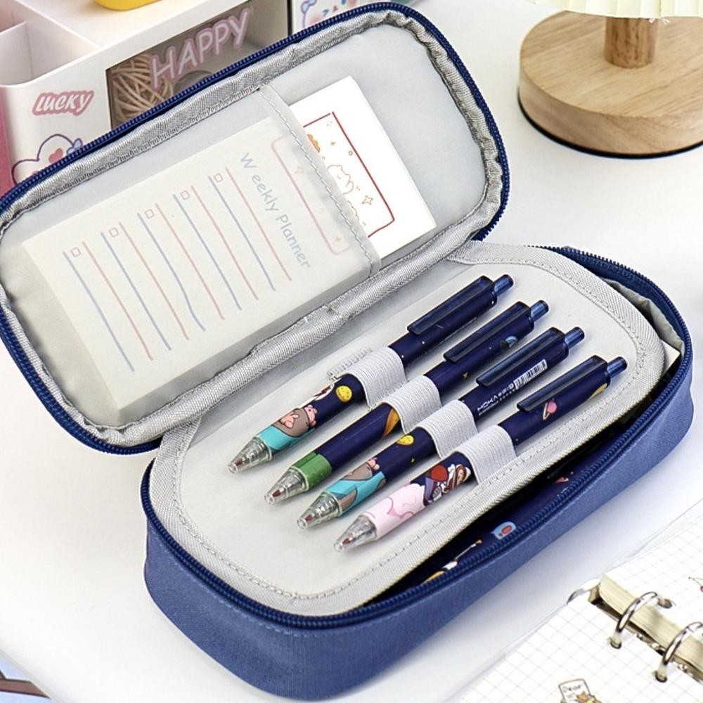 

dgh-43 TXS05 Korean Pen Pencil Case Cartoon MOOD Plus Gantungan Kotak Tempat Pensil KTM Viral