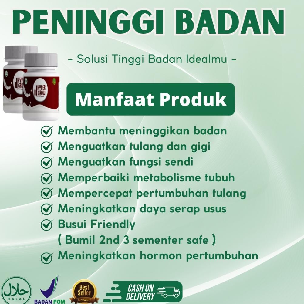 

Big Sale Hyper Grow Peninggi Badan Original Terlaris -Susu Penambah Tinggi Badan-Penambah Tinggi Badan Cepat-Suplemen Peninggi Badan Terbukti-Peninggi Badan Alami-Meningkatkan Tinggi Badan-Suplemen Pertumbuhan Tulang-Produk Peninggi Badan Efektif-Peninggi