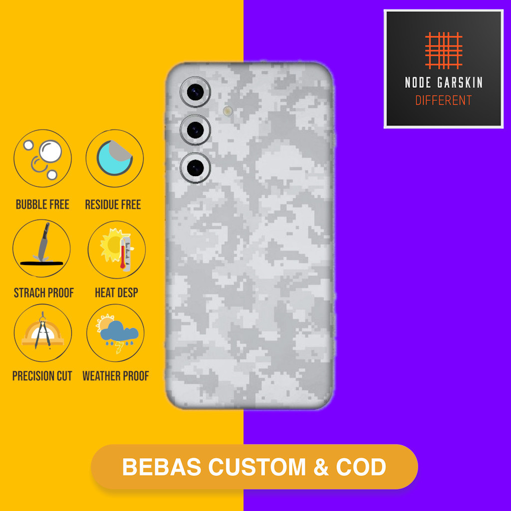 Garskin Skin Samsung S24 Plus S24+ Fullbody atau Backonly - Camo Kode - l0yp