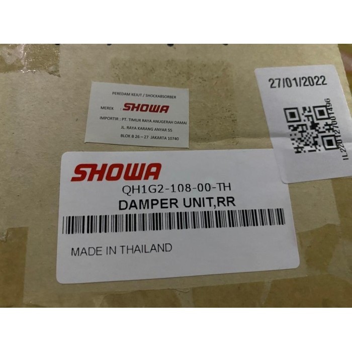 Shock Absorber Shockbreaker Depan Honda Jazz Rs Gk5 2015-2019 Showa