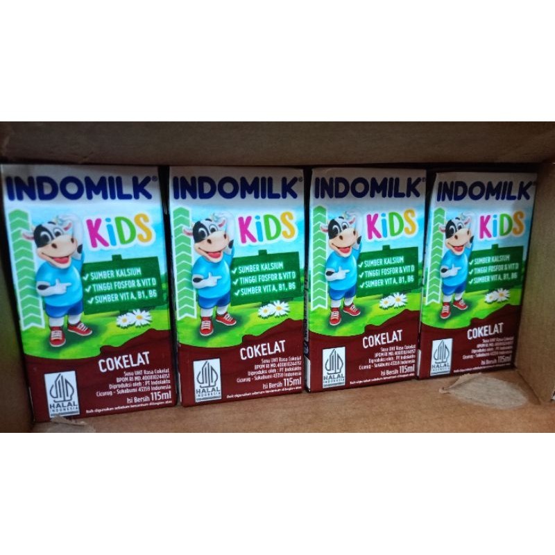 

Susu Indomilk Kids UHT Coklat 115 ML