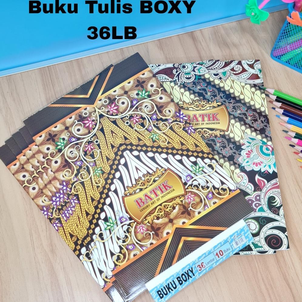 

Murah Sos Buku Tulis X-Book Boxy/Besar 36 Lembar (10Bk) / Buku Catatan / Buku Sekolah