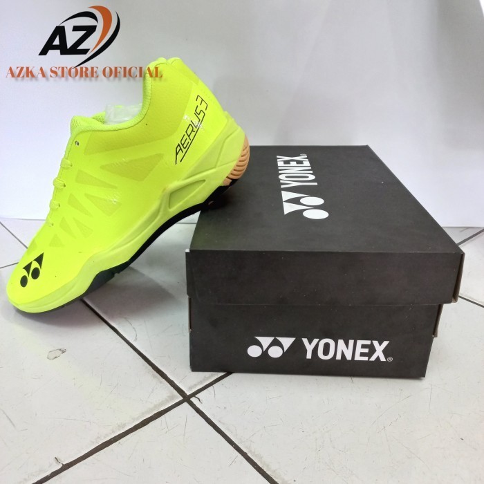 Sepatu Olahraga Bulutangkis Pria Wanita Yonex Original Premium Kuning