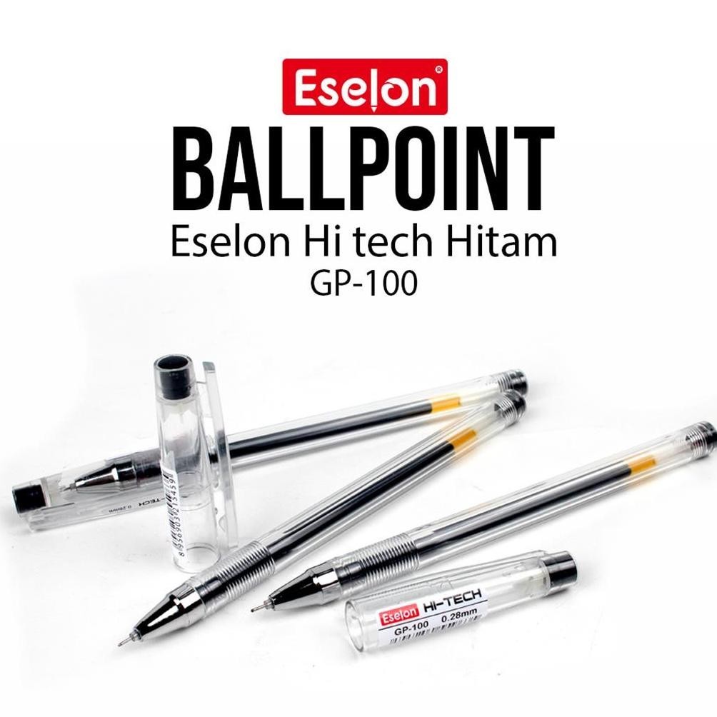 

fgh-56 12pcs Pulpen Hi-Tech 0.28 Eselon GP-100 / 1pack Pulpen Hitech Original