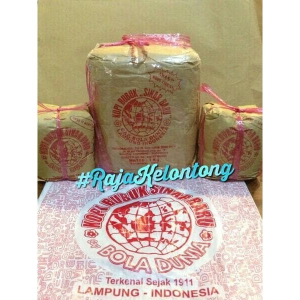

Secrenada - Kopi Lampung Bubuk Sinar Baru Bola Dunia 1Kg 1000 Kemasan Kertas Kopi