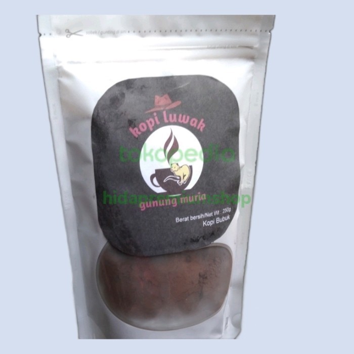 

Secrenada - Kopi Luwak Kopi Bubuk Asli Gunung Muria 500 Gram