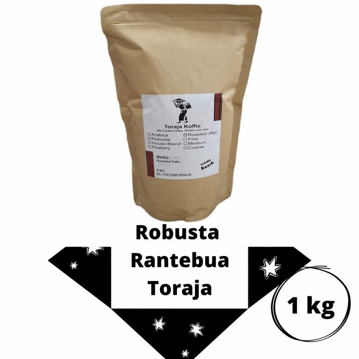 

Secrenada - Kopi Bubuk Robusta Toraja Harum Kopi Organik 1 Kg