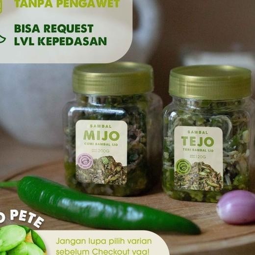 

Bundle Baby Cu Sambal Ijo (200G) + Teri Medan Sambel Ijo (120G)