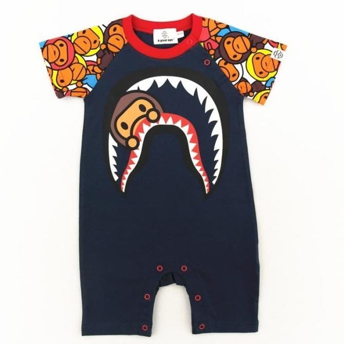 BAPE Baby jumper baby romper baju bayi newborn baby milo