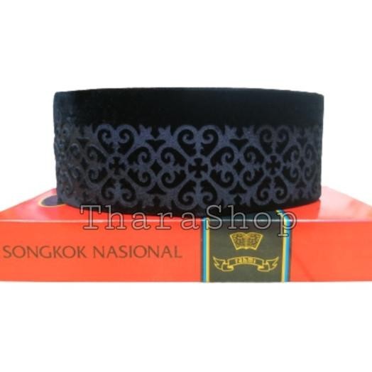 Peci Songkok Hitam Motif Laser Profil Ac | Kopiah Fah Terbaru