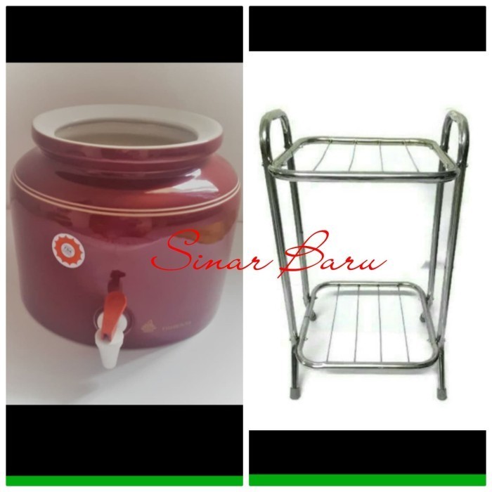 GUCI AIR/GUCI KERAMIK GALON+KAKI GUCI STEANLESS/MOTIF POLOS/WRN RANDOM