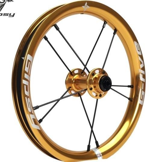 Gipsy G-Five Push Balance Bike 12" Wheel Set - Sepeda Anak - Gold