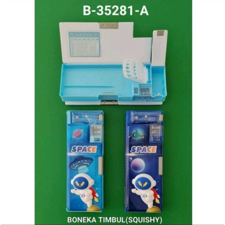 

Ew64 kotak pencil xiao ling jing/kotak pencil timbul/kotak pensil karakter/kotak pencil magnet/boneka timbul Terlaris