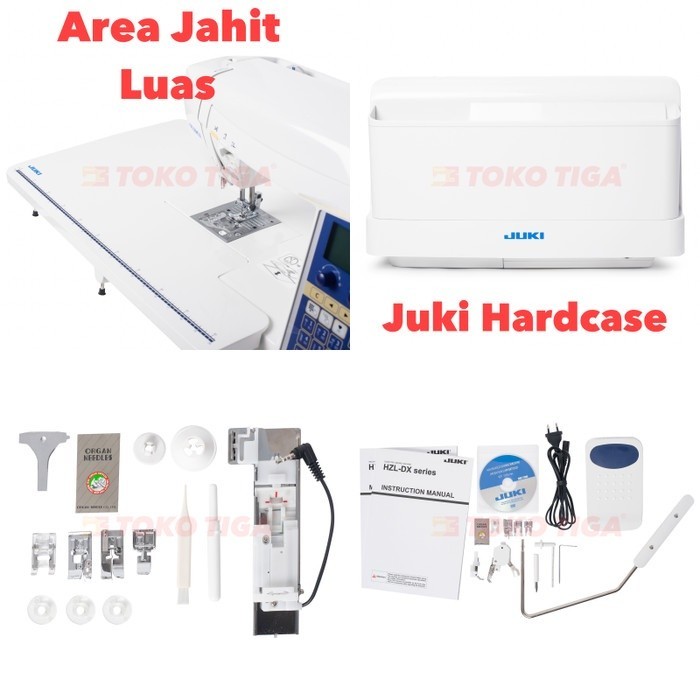 [PROMO] JUKI HZL DX-7 Mesin Jahit dan Quilting Computerised Portable