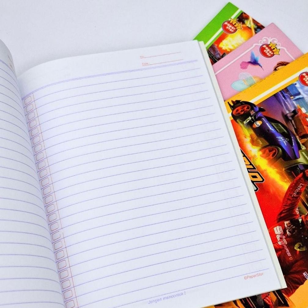 

Original Buku Tulis Paperstar 38 ( 1 Pack Isi 10 Buku)
