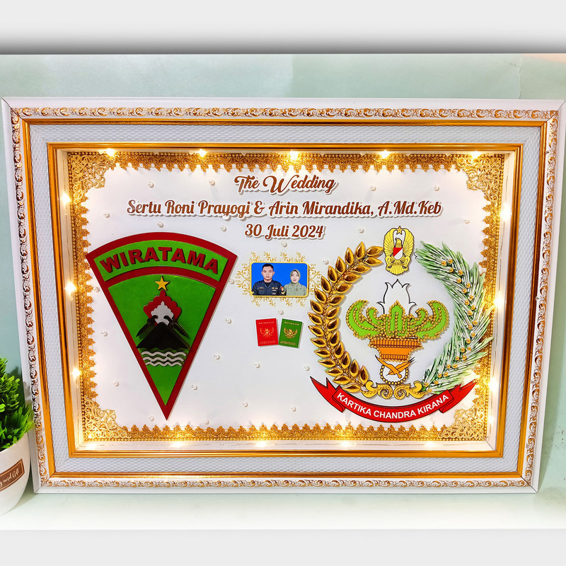 mahar nikah estetik logo tni polisi abdi negara TNI AD AU AL