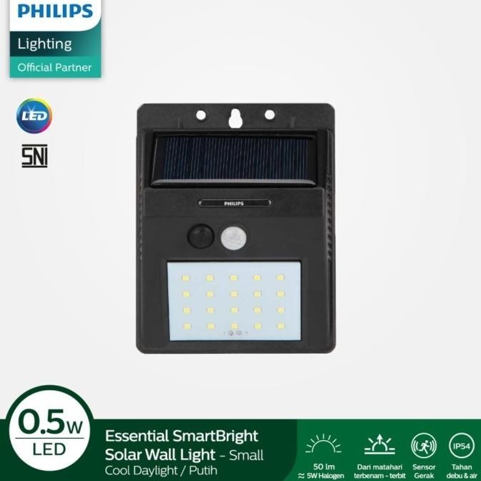 Philips Essential Smartbright Solar Wall Light Small