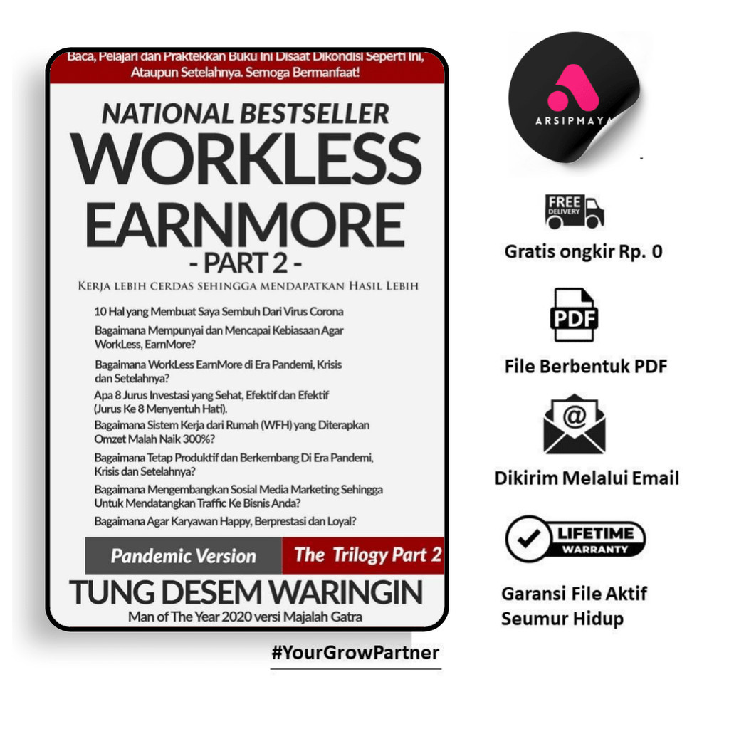 

150. WORKLESS EARNMORE 2 KERJA LEBIH CERDAS SEHINGGA MENDAPATKAN HASIL LEBIH PART 2 - [-]