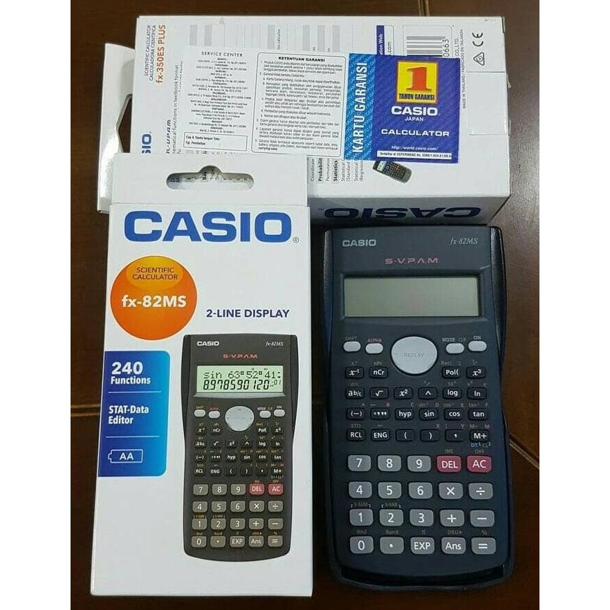 

TERBARU - Kalkulator CASIO SCIENTIFIC FX-82 MS original