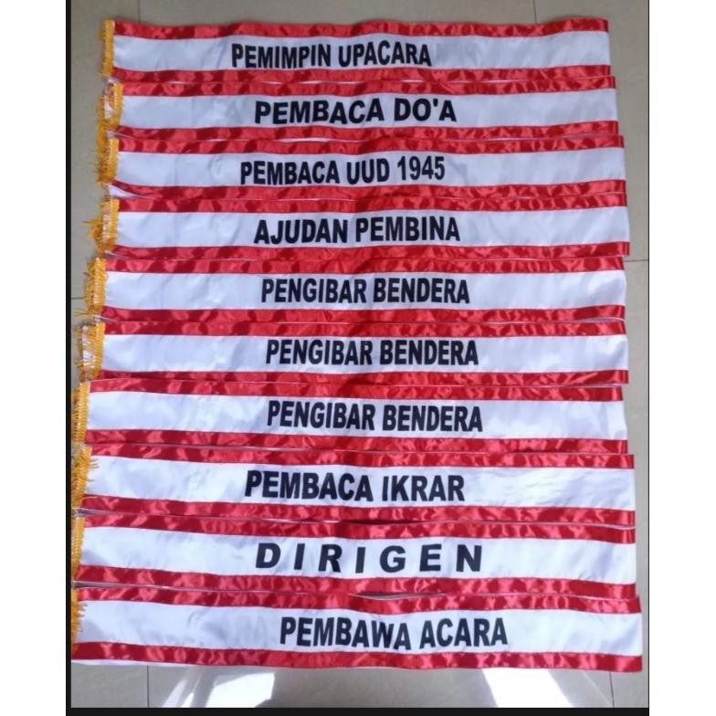

Big Sale Grosir//5 Map Upacara Bahan Kulit Sintetis Warna Hitam Dan 10 Selempang Upacara 150Cm X 10 Cm Murah