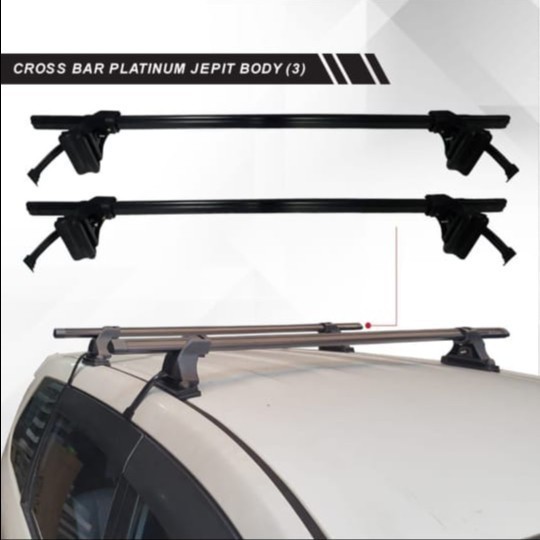 Roof Rack / Paket Rak Besar Dan Crossbar Universal Untuk Semua Mobil Gratis Ongkir