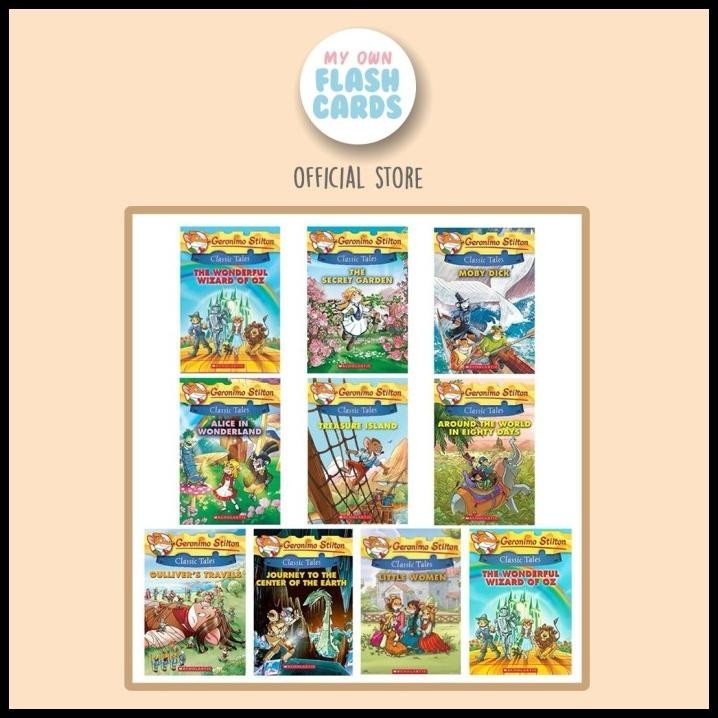 

Geronimo Stilton Classic Tales Set Of 10 Books Imported English Book Buku Impor Anak Inggris