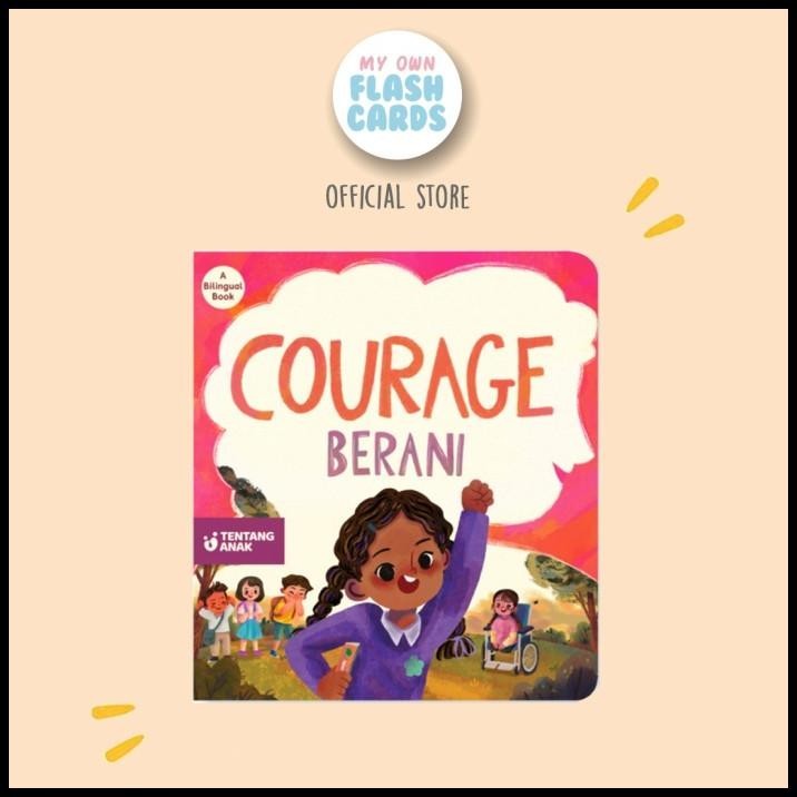 

Board Book Bilingual Courage Berani Buku Cerita - Tentang Anak