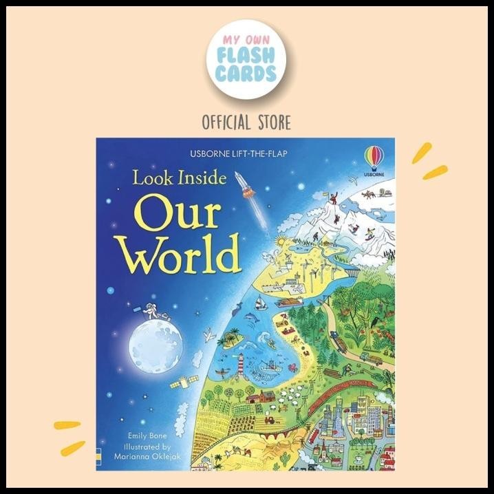 

Usborne Look Inside Our World Imported Book Buku Edukasi Anak Impor