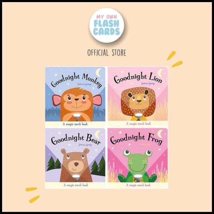 

A Magic Torch Book Good Night Series Board Book Imported English Kids