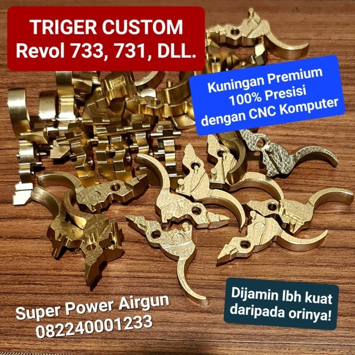 

Sale Triger Rev Custom Kuningan Premium