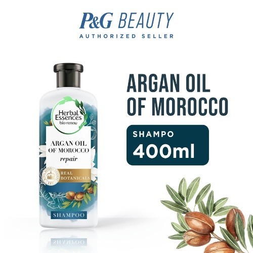 Herbal Essences Sampo Repair Argan Oil Of Morocco Perawatan Rambut 400ml / Herbal Essences Shampoo