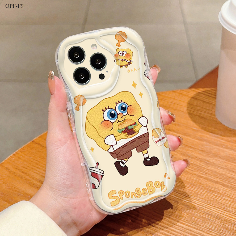 Casing Hp Untuk OPPO F9 F11 F23 5G Soft Kesing Phone Case SpongeBob 3961 Cassing