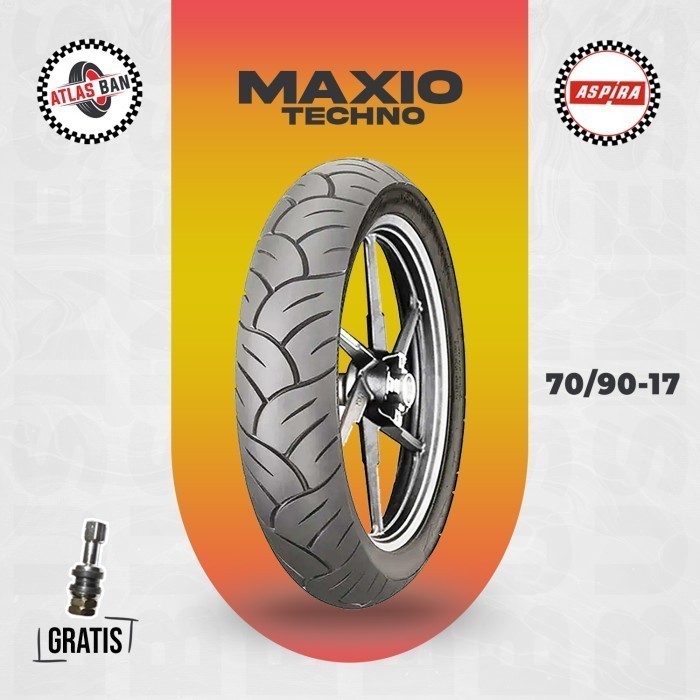 Ban Tubeless Motor Bebek ASPIRA MAXIO TECHNO 70/90 Ring 17