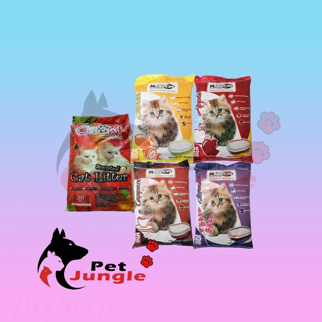 PASIR KUCING GUMPAL WANGI MARKOTOPS 20KG ( KHUSUS EKSPEDISI )