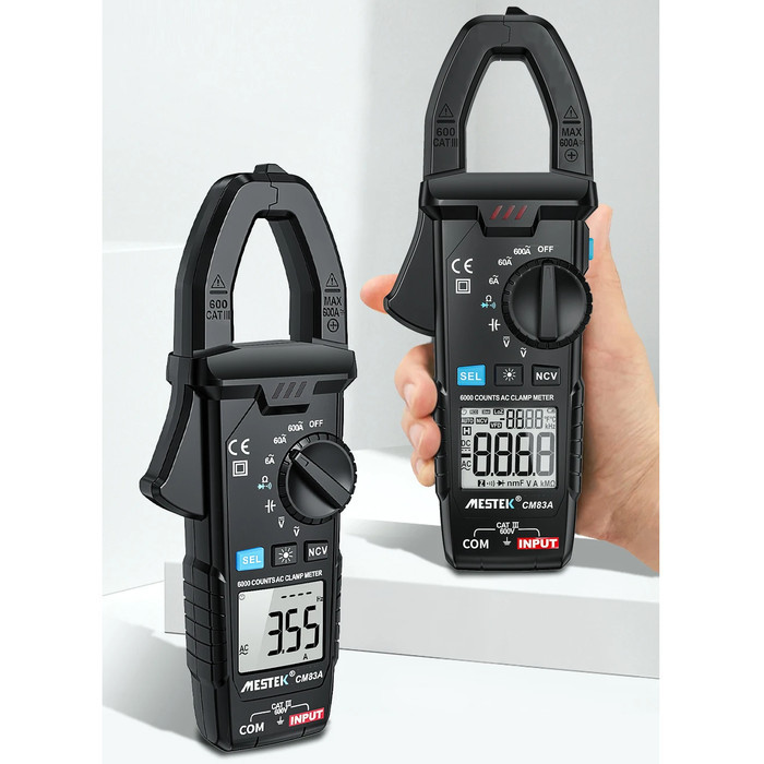 Digital Clamp Meter Tester Tang Ampere Meter Digital Mestek Cm83A