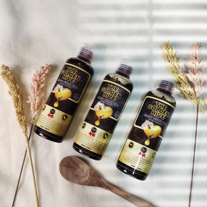 

3 Botol Madu hutan asli akasia carpa - The Golden Hive