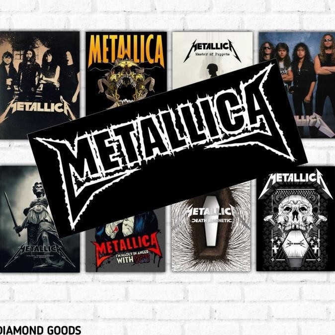 @=@=@=@=] poster aesthetic / collage wall poster - band metallica