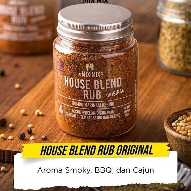 

House Blend Rub 110Gr By Xx | Bumbu Marinasi Perum | Bumbu Marinasi