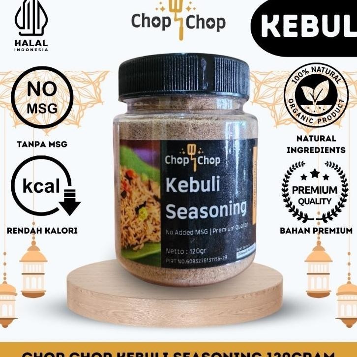

Chopchop Kebuli Seasoning, Bumbu Kebuli Praktis, 120Gr