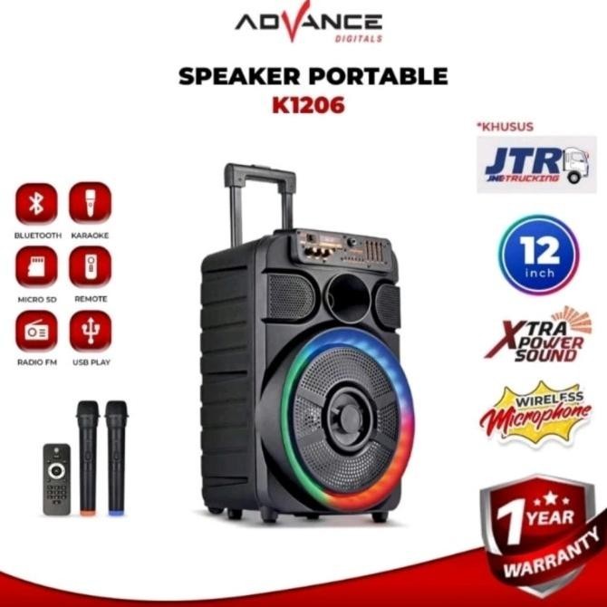 +%+%+%] Speaker portable advance K 1206