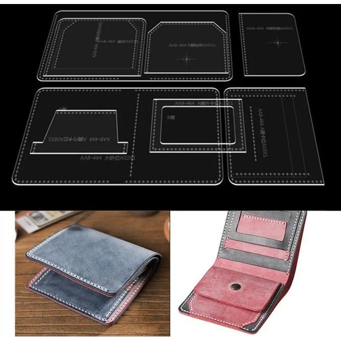 

:>:>:>:>] DIY Acrylic Template Pola Dompet Handmade Pendek Kerajinan Kulit