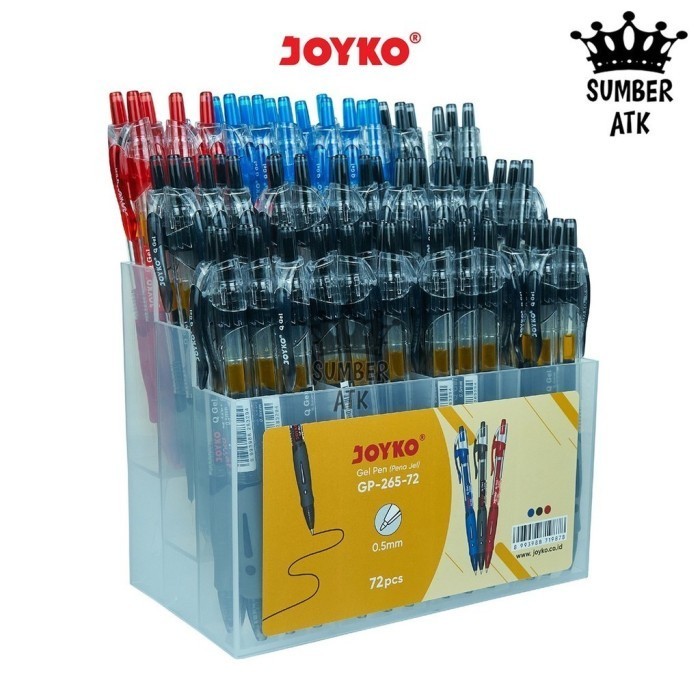 

Gel Pen Pulpen Pena Joyko GP-265-72 Q Gel 0.5 mm 1 Pack 72 Pcs