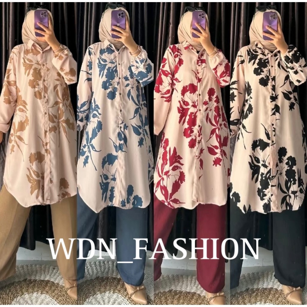 Setelan Wanita Kekinian 2024 Setcell Prmpuan Hijab Rayon Wanset Setcel Remaja One Set Yang Lagi Vira