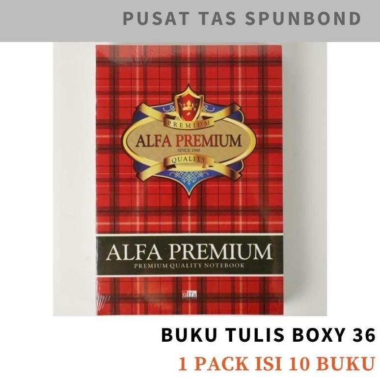 

Buku Tulis BM Boxy 36 Lembar - Alfa Premium University FLASH SALE