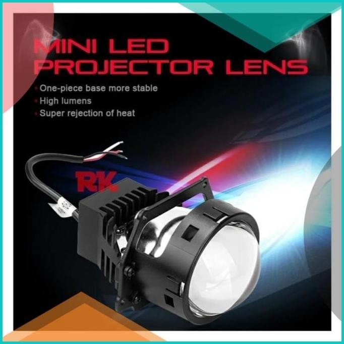 PROJECTOR LED DOUBLE EMITER | BILED NHK HELLA FXR DOUBLE LENS 3 INCH 8