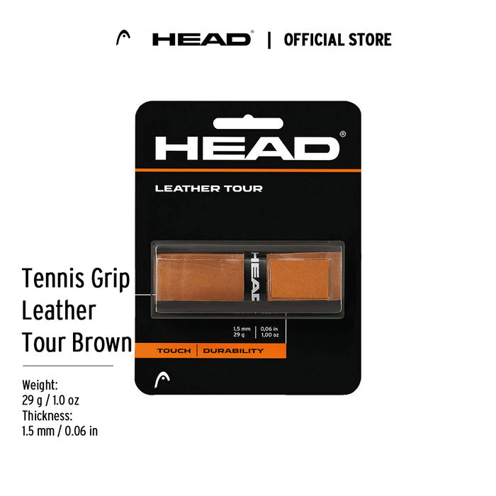 HEAD LEATHER TOUR BROWN - GRIP TENNIS