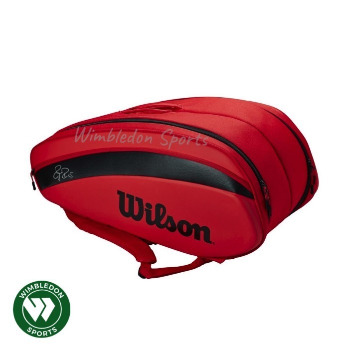 TAS TENIS WILSON FEDERER DNA 12 PACK /TAS FEDERER SIGNATURE RED 12
